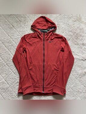 Nike Dri-Fit Full Zip Hoodie Sporty Athleisure Workout Gym Outdoor Unisex Sz‎ S